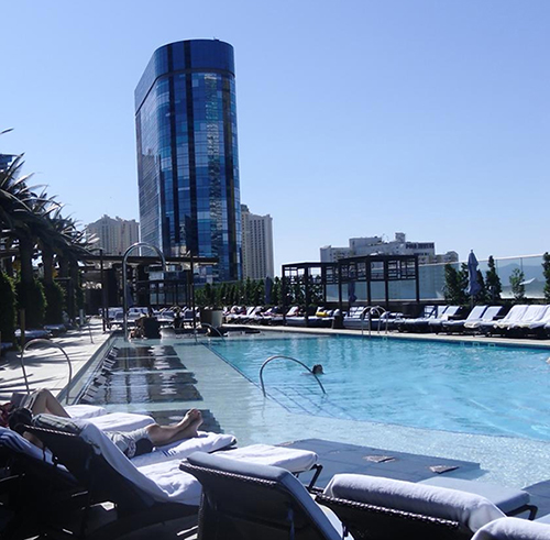 Bamboo Pool At The Cosmopolitan Of Las Vegas Explorelasvegas Com